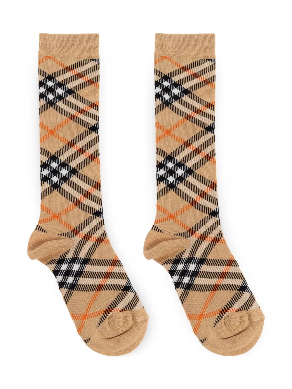 CHECK COTTON BLEND SOCKS 8100428SAND (Burberry / アンダーウェア ) | Burberry (バーバリー)