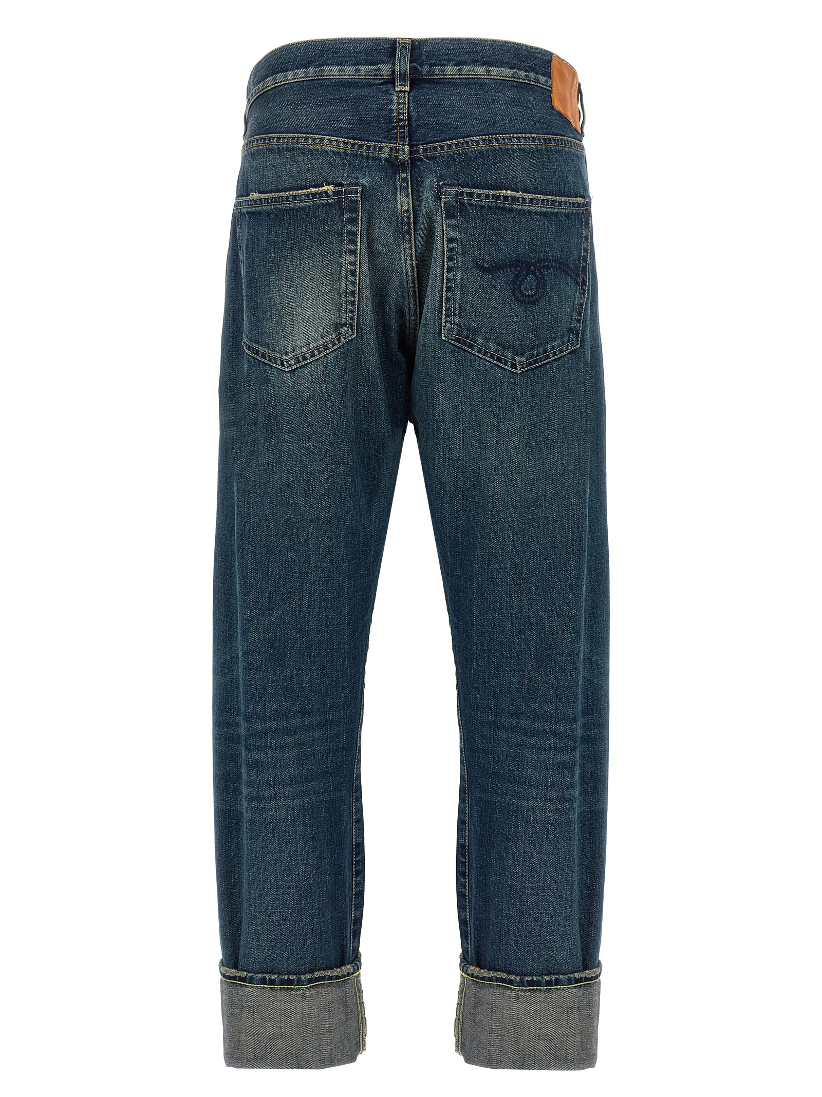'Cuffed Crossover' jeans R13WD193D341AADELAIDESELVEDGEBLUE (R13 / ジーンズ ) | R13 (アールサーティーン)(1)