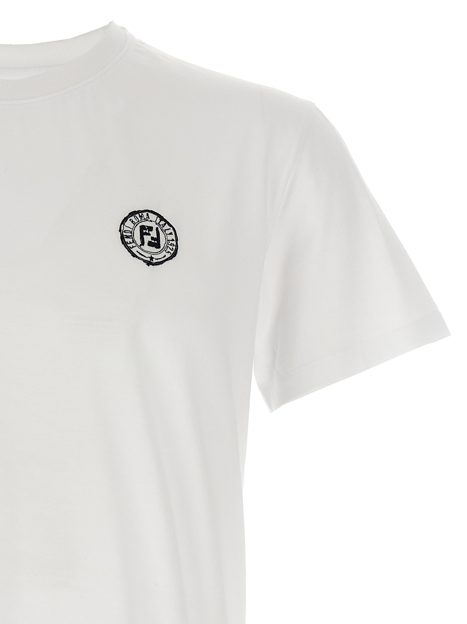 Tシャツ・カットソー FENDI SS25 'Postcards' T-shirt (FY1319AV0H F0QA0) T-Shirt Cotton White | Fendi