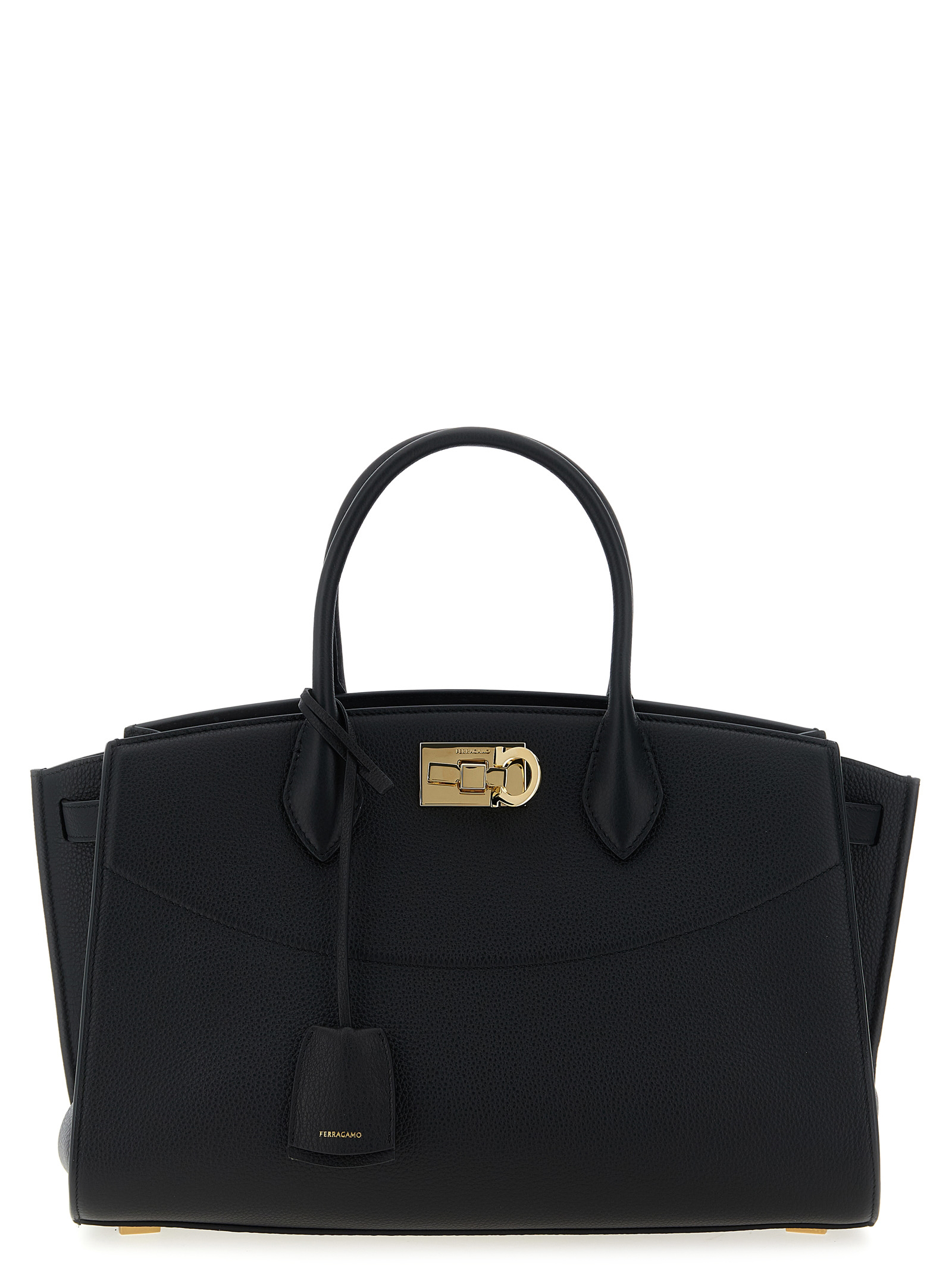 'New Ferragamo Studio Soft (L)' handbag 785995NERO (FERRAGAMO / ハンドバッグ・ショルダーバッグ ) | FERRAGAMO (フェラガモ)