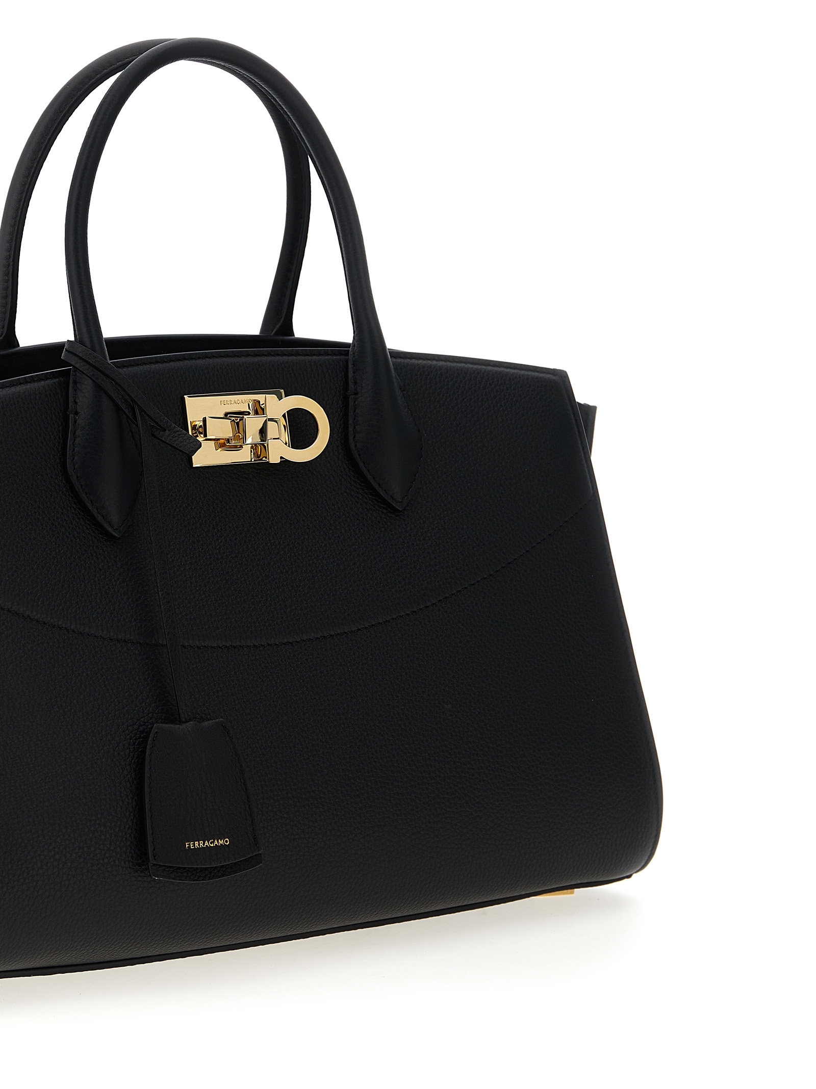 'New Ferragamo Studio Soft (L)' handbag 785995NERO (FERRAGAMO / ハンドバッグ・ショルダーバッグ ) | FERRAGAMO (フェラガモ)(2)