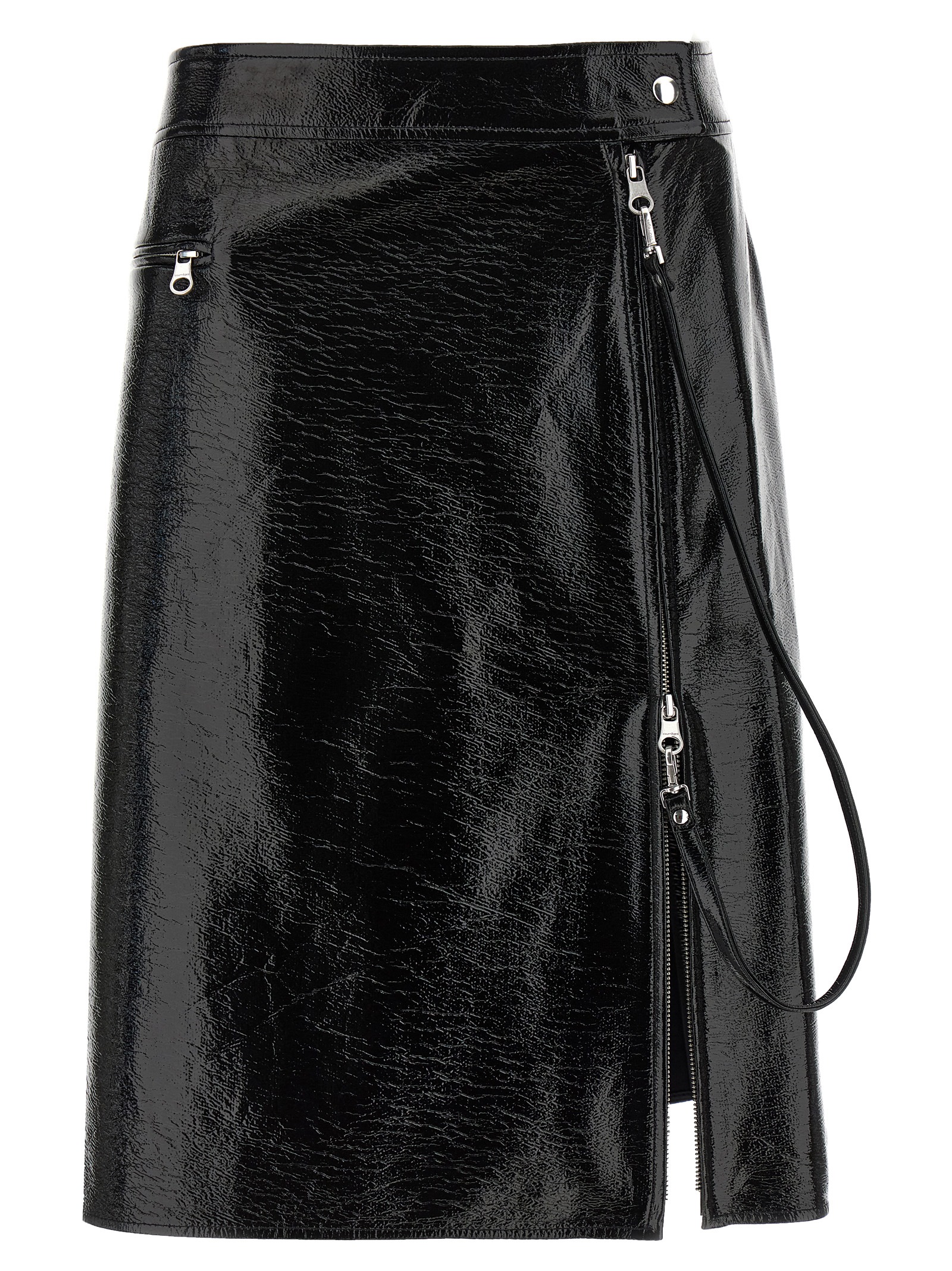スカート Courreges SKIRT (124CJU155VY0014 9999) Courreges Multiflex Skirt - Black - Women | 124CJU155VY00149999