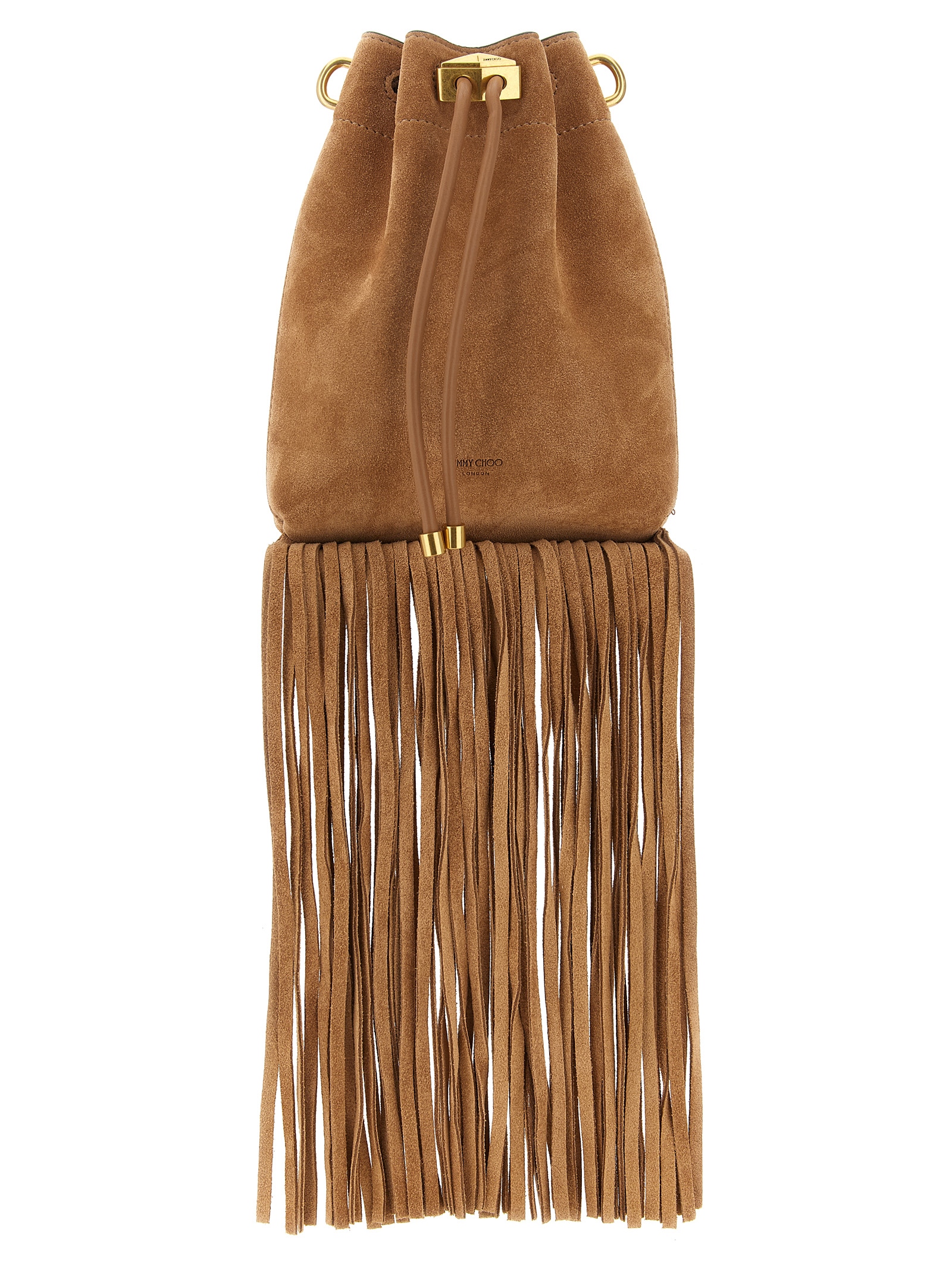 'Cinch' mini bucket bag BONBONBCKTBPUTOFFEE (JIMMY CHOO / ハンドバッグ・ショルダーバッグ ) | JIMMY CHOO (ジミー チュウ)
