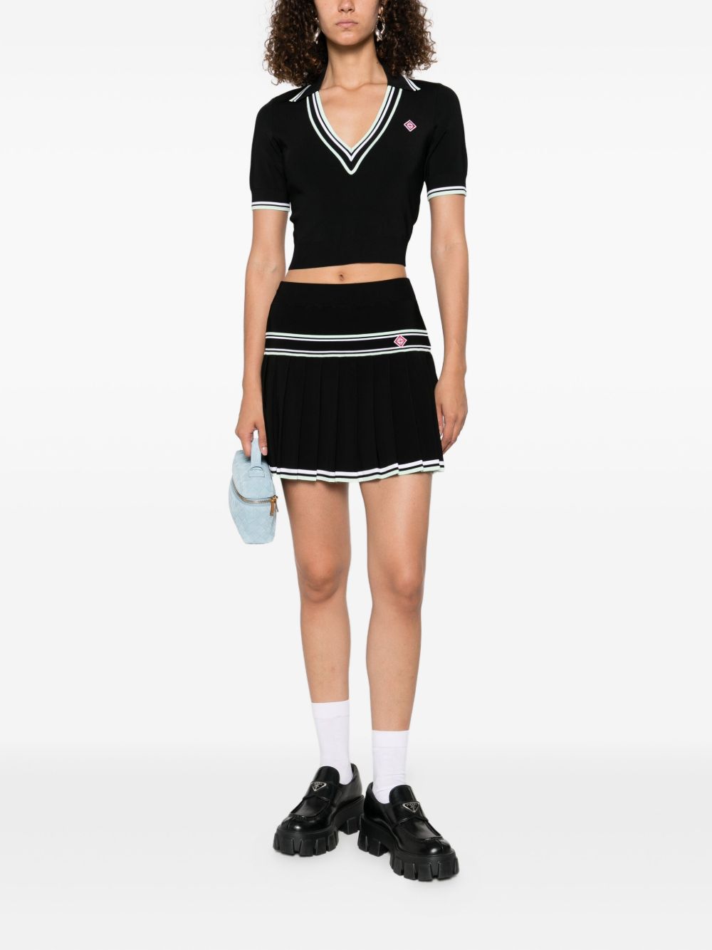 Casablanca T-shirts and Polos Black WPF25KW101801 (Casablanca / ニット・セーター・カーディガン ) | Casablanca (カサブランカ)(4)