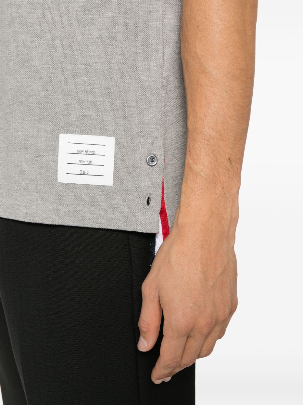 CLASSIC PIQUÉ STRIPED T-SHIRT MJS056A00050055 (Thom Browne / Tシャツ・カットソー ) | Thom Browne (トム・ブラウン)(3)