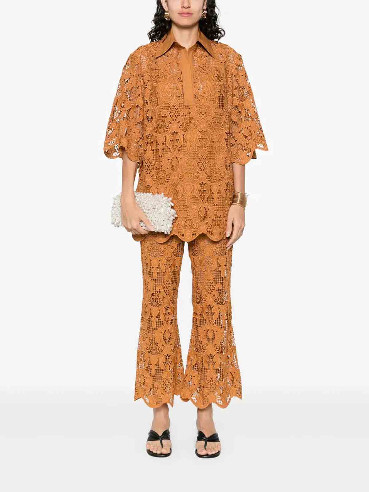 Coco Lace Flare Pant (ZIMMERMANN/パンツ) | ZIMMERMANN