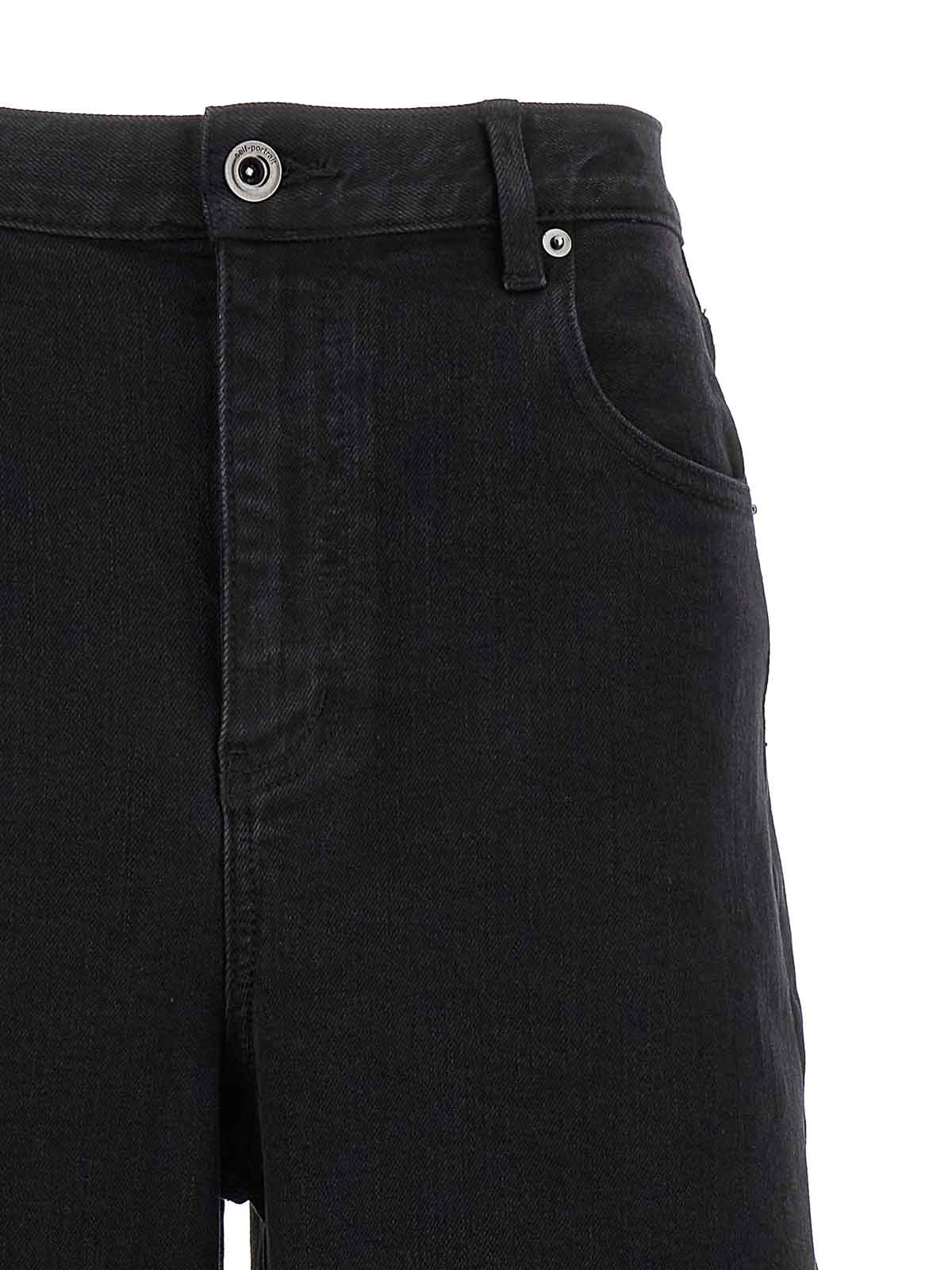 デニム・ジーパン SELF PORTRAIT 'Black Barrel Leg' jeans (PF25827PB BLACK) Black Barrel Leg Jeans (self-portrait/ジーンズ) | self