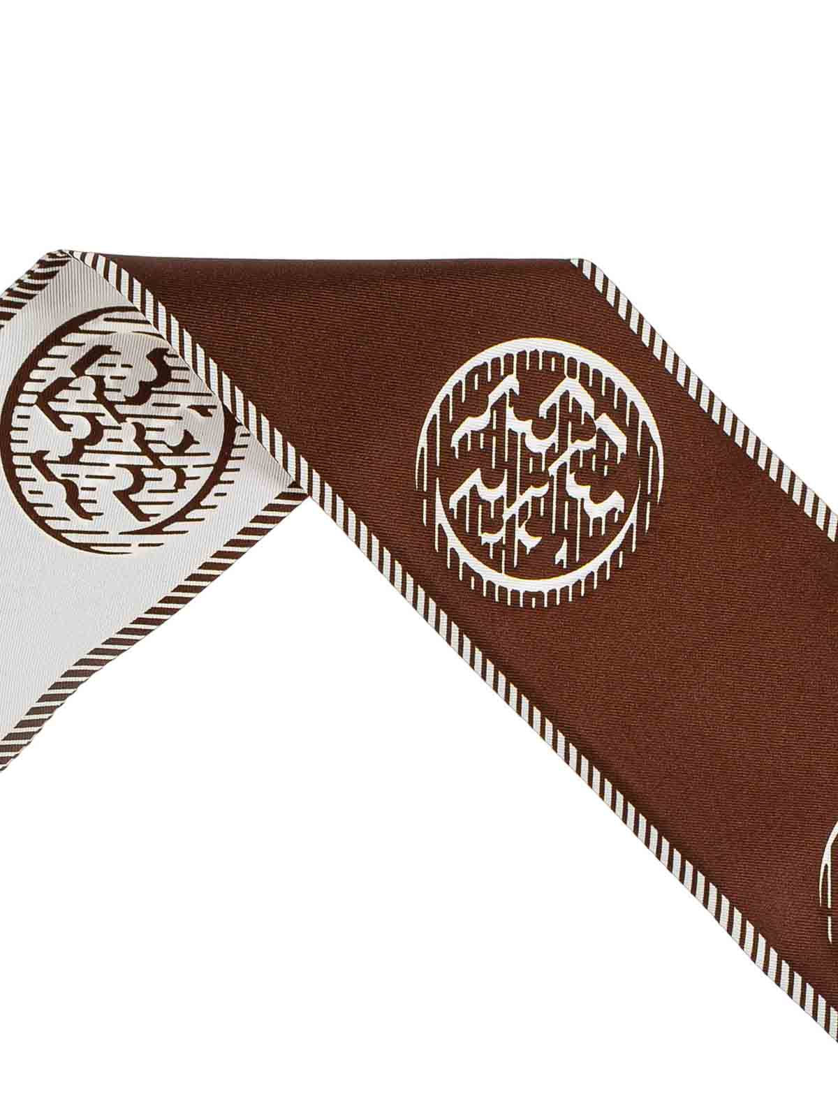 Cravatta Medallion Logo Ribbon Tie In Seta 174863207 (TORY BURCH / ネクタイ ) | TORY BURCH (トリーバーチ)(1)