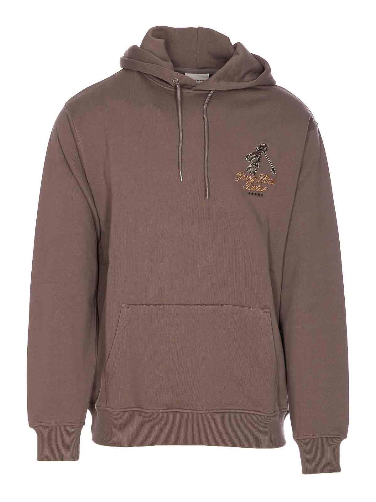 パーカー・フーディ Drole De Monsieur The Grand Hotel Sweatshirt Taupe Grand Hotel Hoodie (Drôle De Monsieur/スウェット