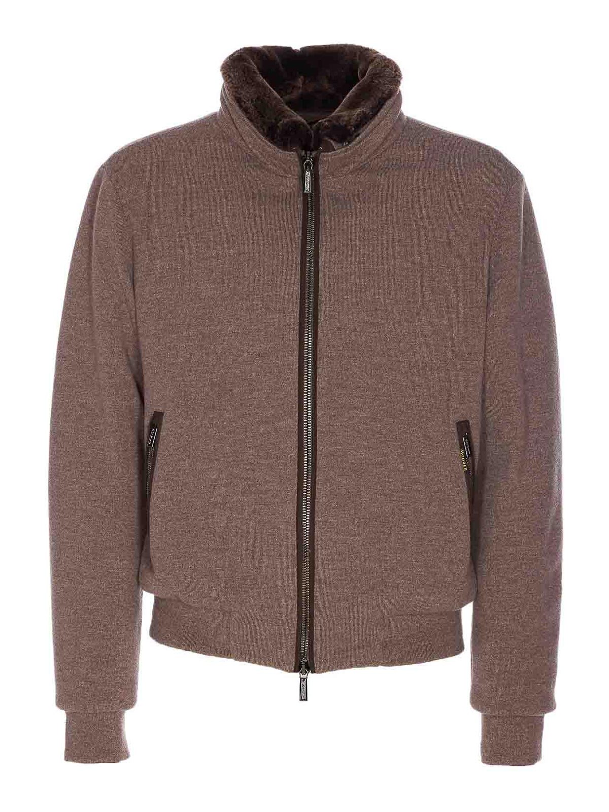 Taupe Bellati Down Jacket BELLATIMRWU0253 (MooRER / ダウンジャケット・コート ) | MooRER (ムーレー)