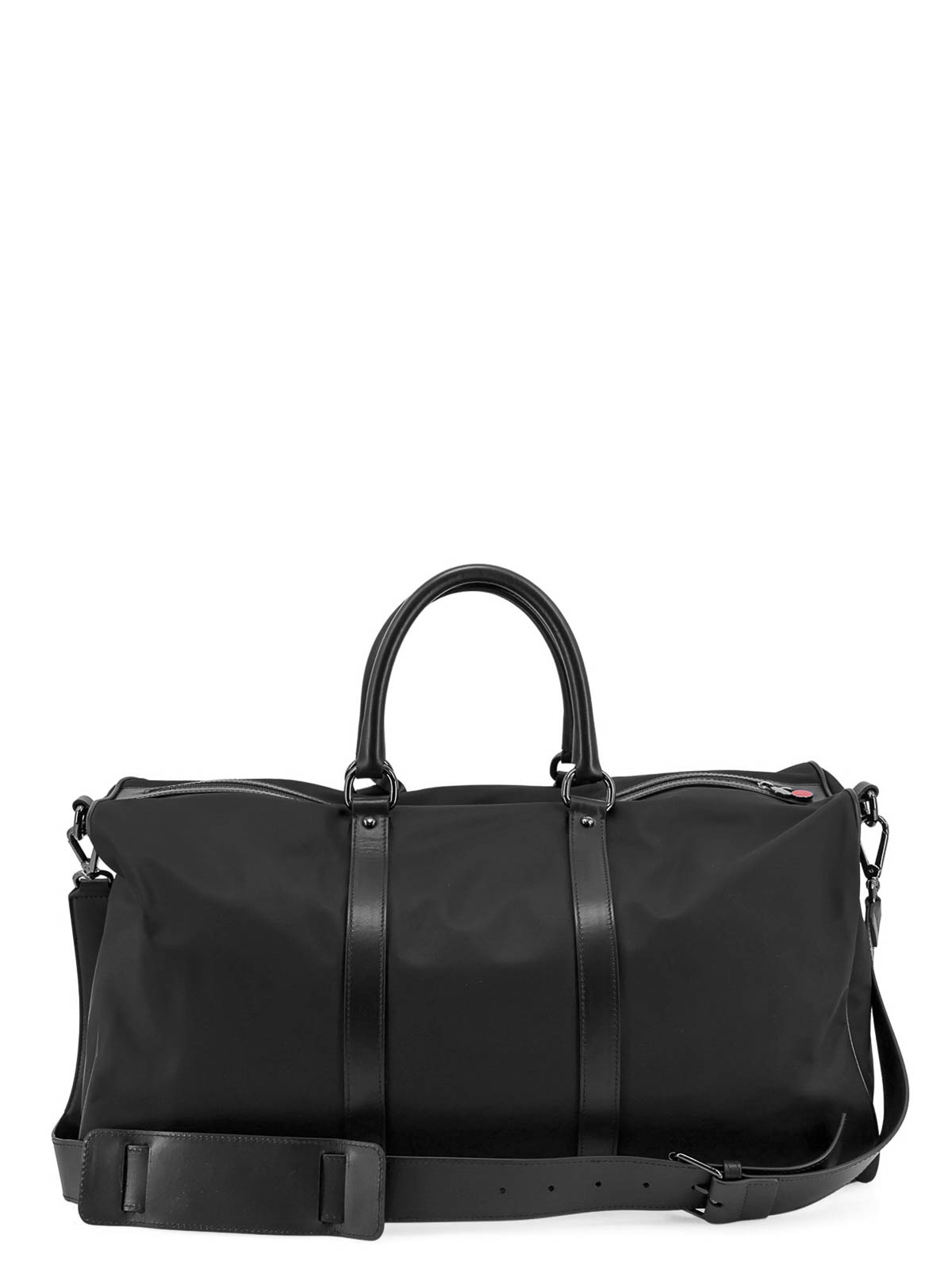 Nylon bag with leather inserts UBA0085N0127001NERO (Kiton / ビジネス・トラベルバッグ ) | Kiton (キートン)(1)