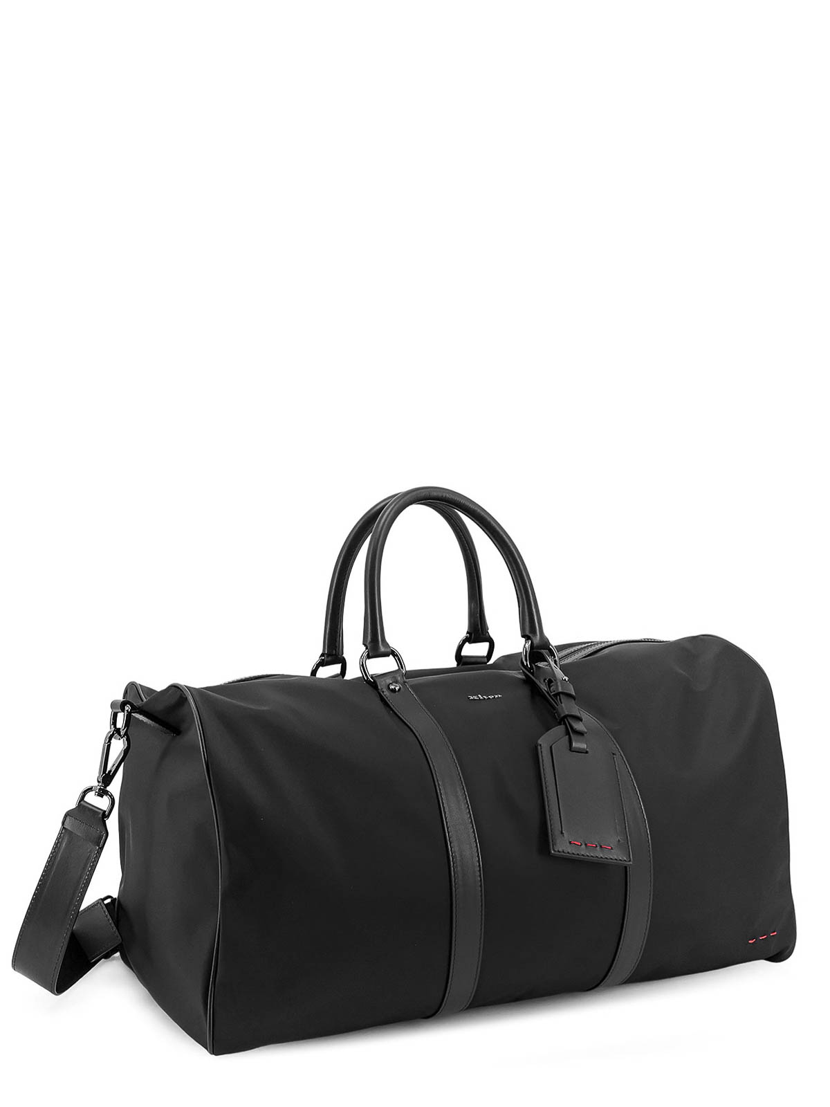 Nylon bag with leather inserts UBA0085N0127001NERO (Kiton / ビジネス・トラベルバッグ ) | Kiton (キートン)(2)