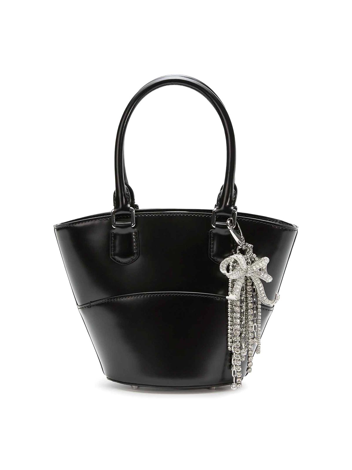 Leather shoulder bag with charms PF25314AB (self-portrait / ハンドバッグ・ショルダーバッグ ) | self-portrait (セルフ・ポートレイト)