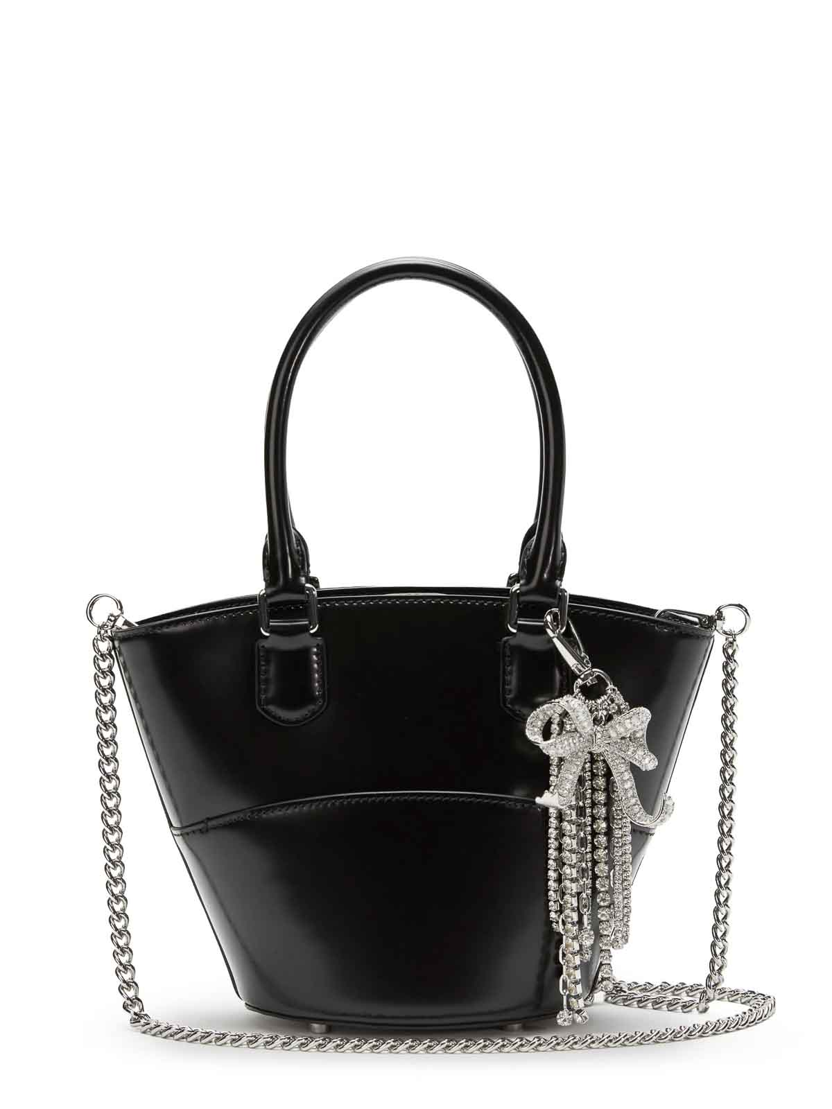 Leather shoulder bag with charms PF25314AB (self-portrait / ハンドバッグ・ショルダーバッグ ) | self-portrait (セルフ・ポートレイト)(2)