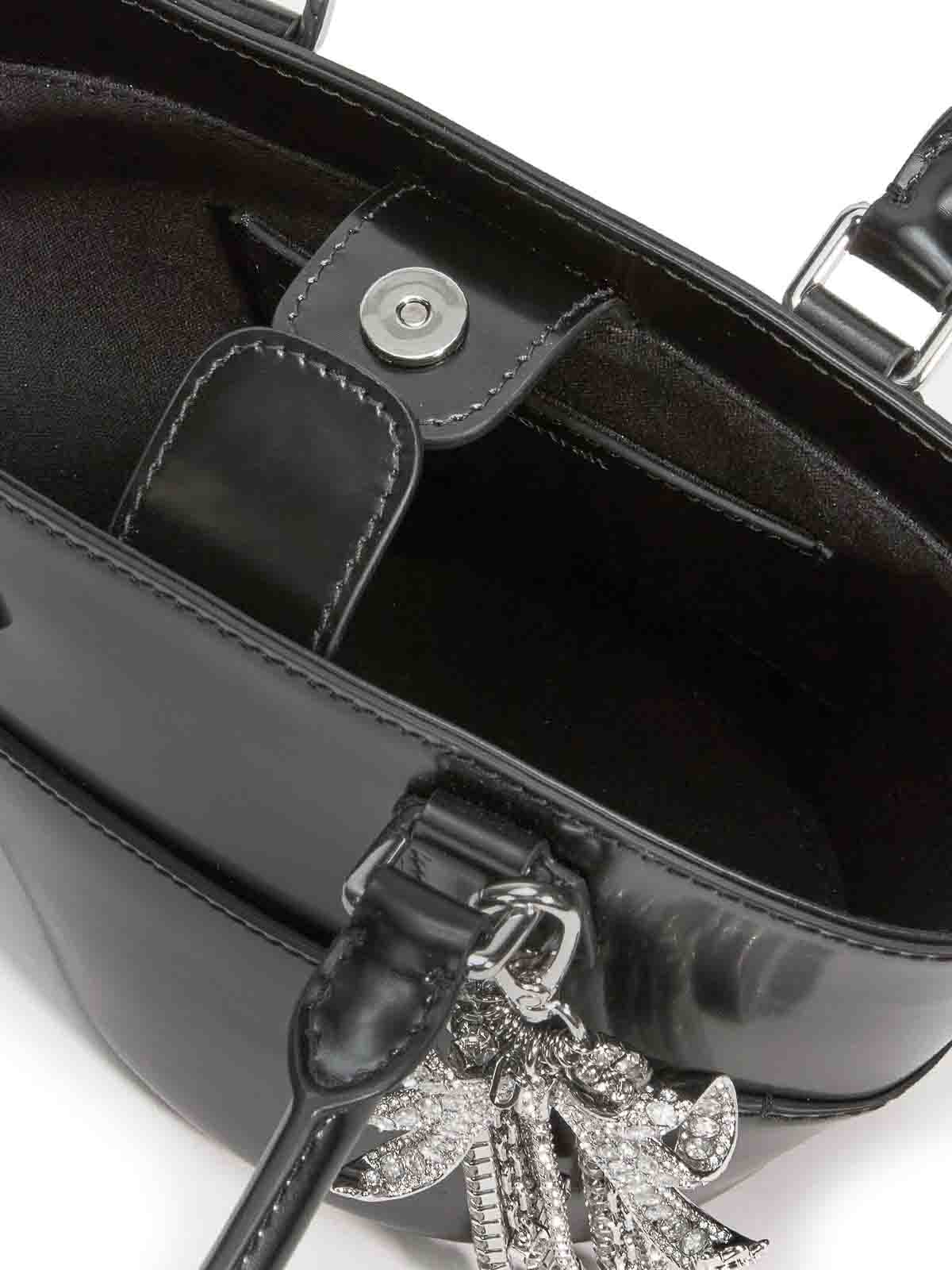 Leather shoulder bag with charms PF25314AB (self-portrait / ハンドバッグ・ショルダーバッグ ) | self-portrait (セルフ・ポートレイト)(3)