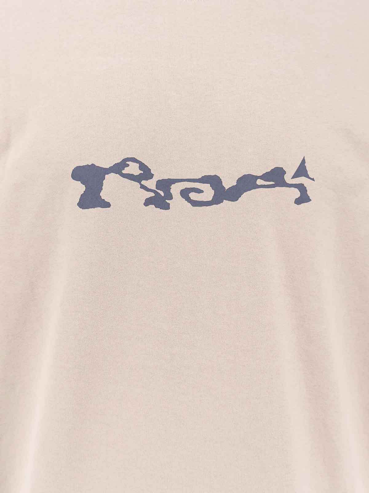 T-Shirt Division In Cotone Organico RBMW0434JY39GRY0004 (ROA / Tシャツ・カットソー ) | ROA (ロア)(2)