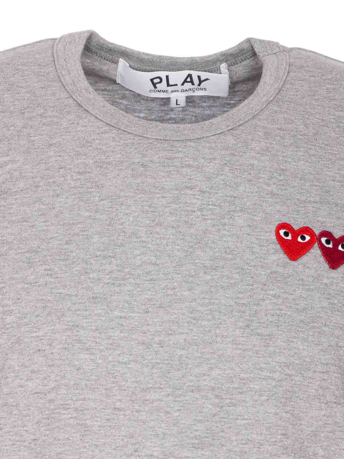 Grey T-Shirt T2263 (PLAY Comme Des Garçons / Tシャツ・カットソー ) | PLAY Comme Des Garçons (プレイ コムデギャルソン)(2)