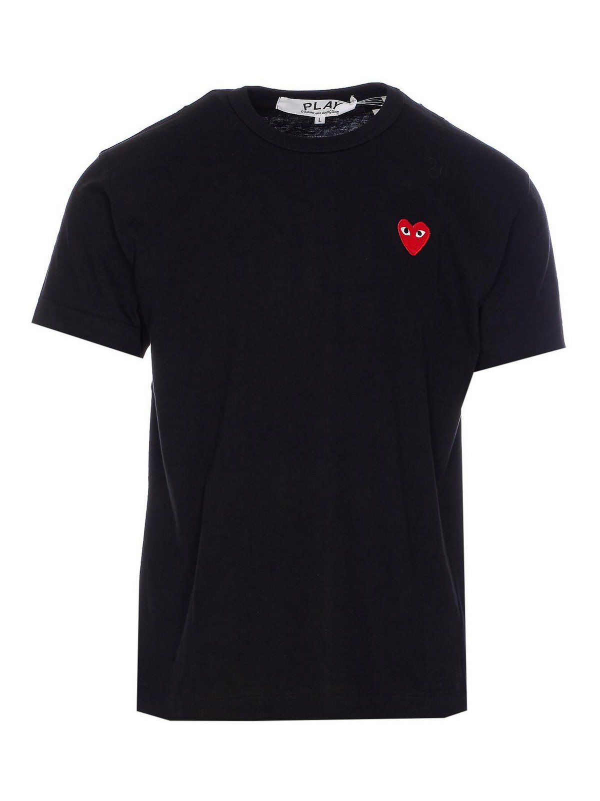 Heart Patch Logo T-Shirt T1081 (PLAY Comme Des Garçons / Tシャツ・カットソー ) | PLAY Comme Des Garçons (プレイ コムデギャルソン)