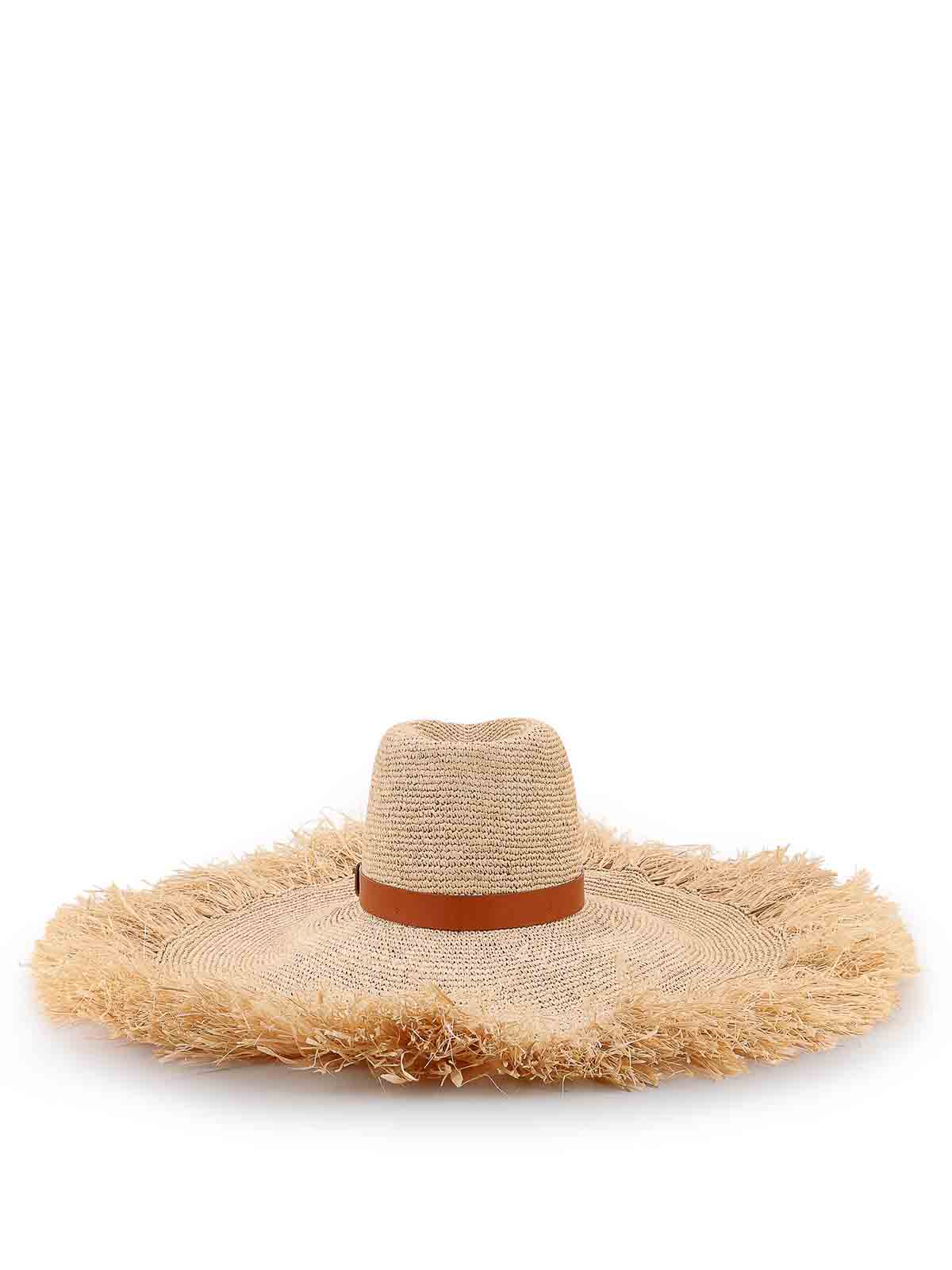 Cappello Summer Lovers In Rafia Naturale HAW0050289000015089 (Dsquared2 / 帽子 ) | Dsquared2 (ディースクエアード)(1)