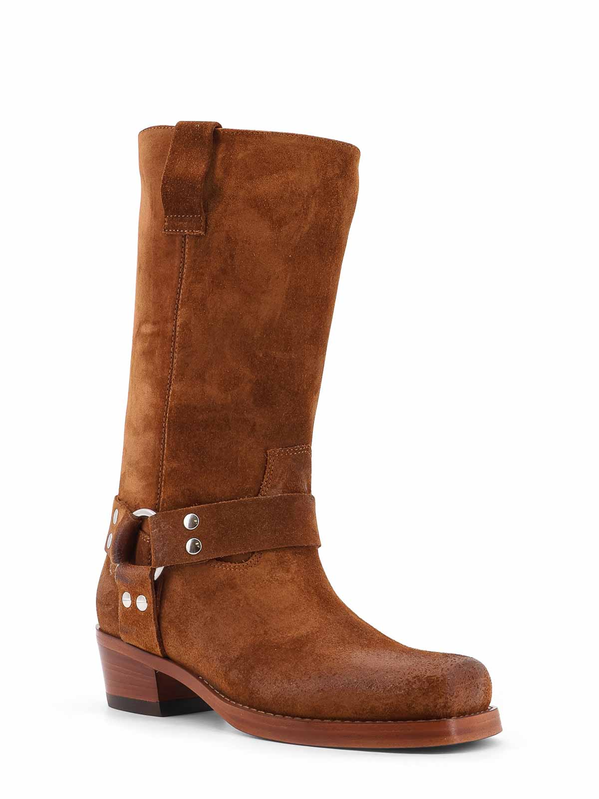 Stivali Waxed In Suede PX662XWACSCOGNAC (PARIS TEXAS / ブーツ ) | PARIS TEXAS (パリ テキサス)(1)