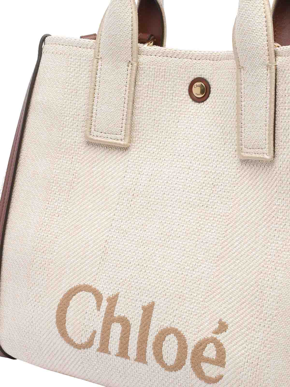 White Carry Tote Bag 25US910P1924P (Chloé / トートバッグ ) | Chloé (クロエ)(3)