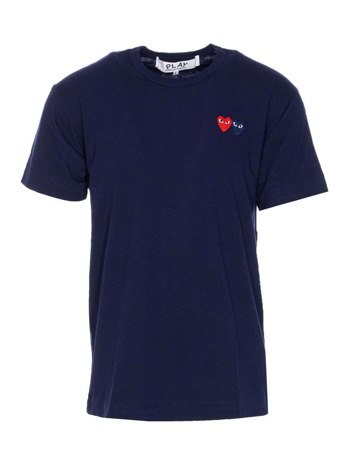 Navy T-Shirt T2262 (PLAY Comme Des Garçons / Tシャツ・カットソー ) | PLAY Comme Des Garçons (プレイ コムデギャルソン)