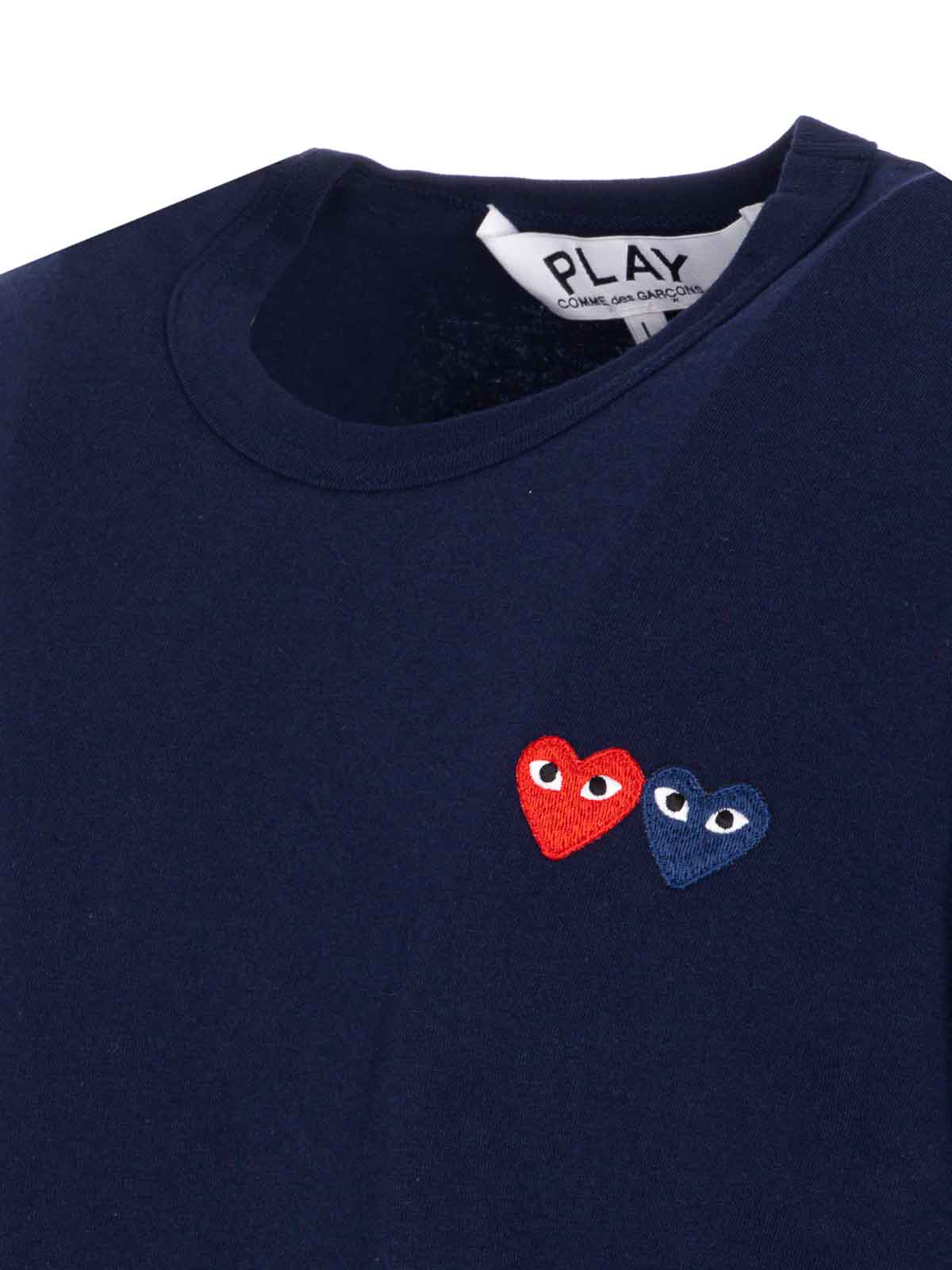 Navy T-Shirt T2262 (PLAY Comme Des Garçons / Tシャツ・カットソー ) | PLAY Comme Des Garçons (プレイ コムデギャルソン)(2)