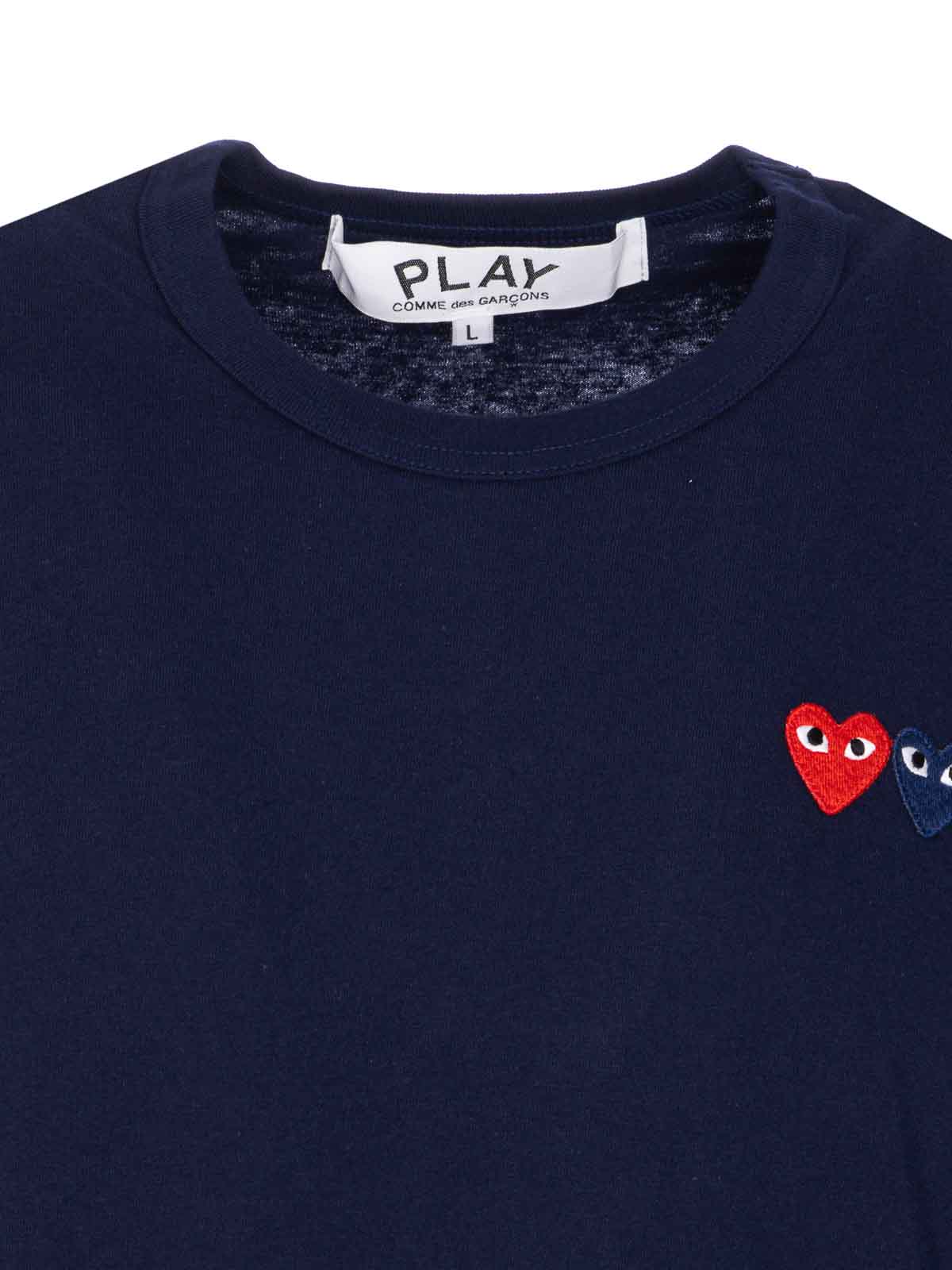 Navy T-Shirt T2262 (PLAY Comme Des Garçons / Tシャツ・カットソー ) | PLAY Comme Des Garçons (プレイ コムデギャルソン)(3)