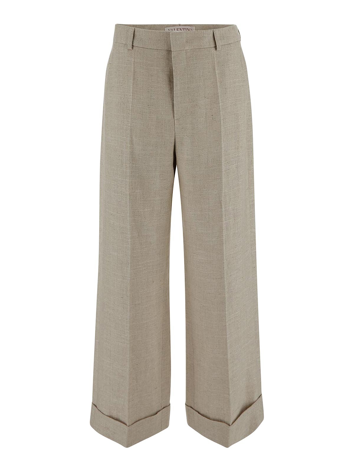 Straight, leg pants in beige blend 6V3RBJ70AKK0NE (Valentino Garavani / パンツ ) | Valentino Garavani (ヴァレンティノ)