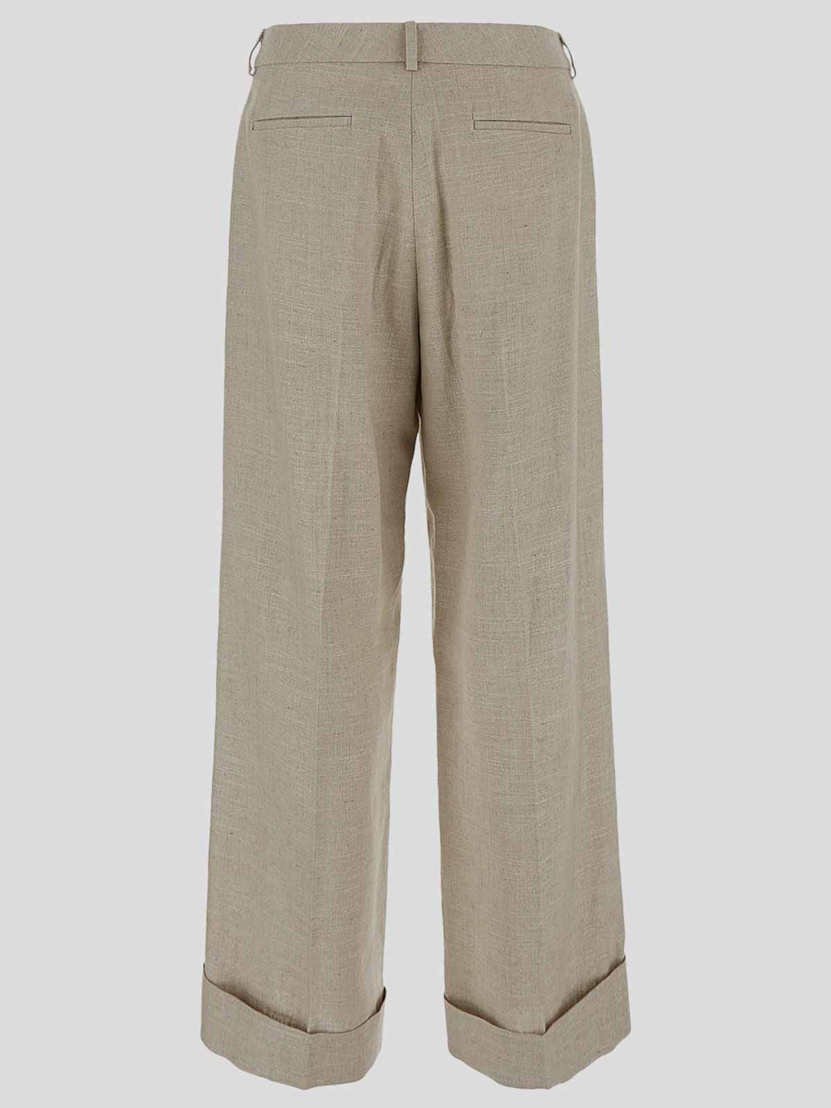 Straight, leg pants in beige blend 6V3RBJ70AKK0NE (Valentino Garavani / パンツ ) | Valentino Garavani (ヴァレンティノ)(1)