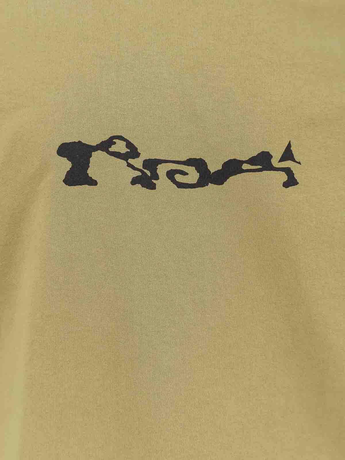T-Shirt Division In Cotone Organico (ROA/Tシャツ・カットソー