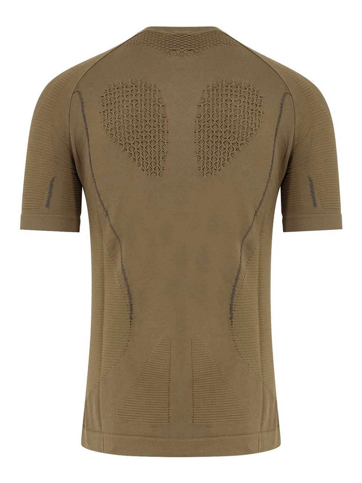 T-Shirt Seamless In Tessuto Nilit Breeze RBMW0438YA62GRN0010 (ROA / Tシャツ・カットソー ) | ROA (ロア)(1)