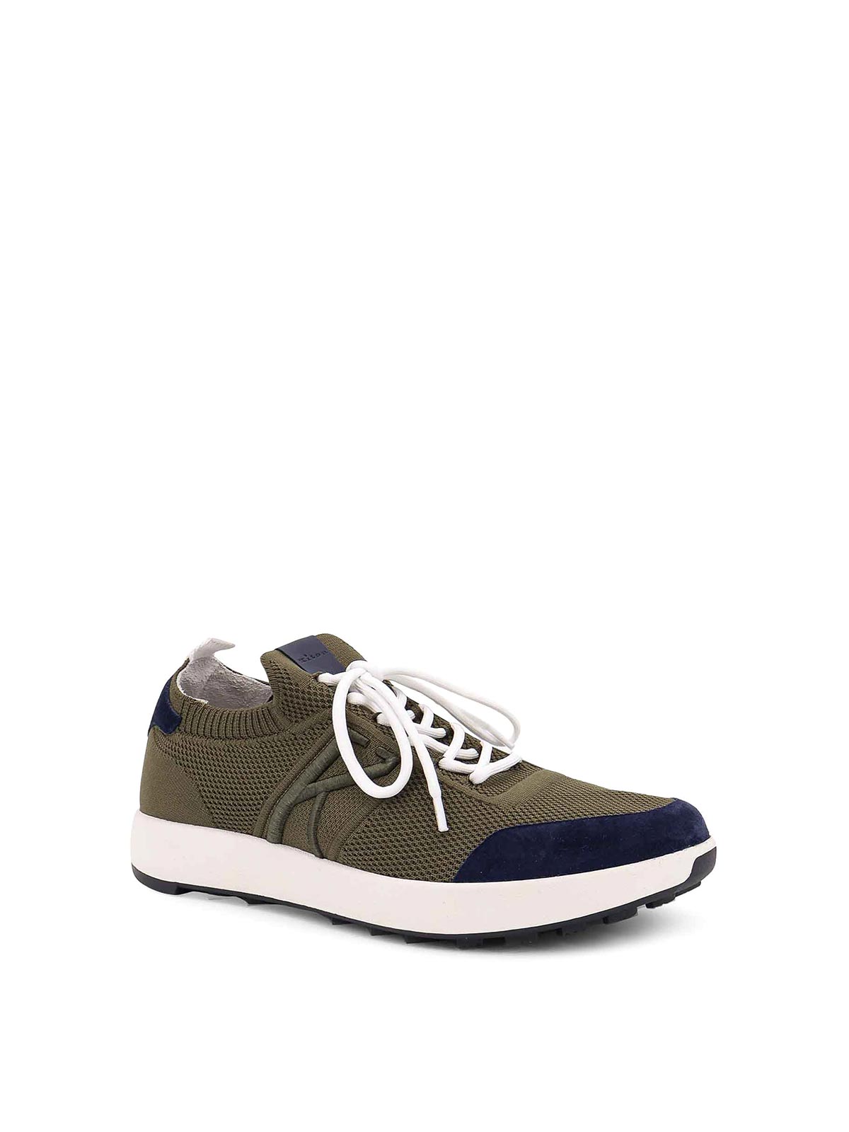 Low-top sneakers in mesh with suede profiles USSA031N0121704 (Kiton / スニーカー ) | Kiton (キートン)(1)