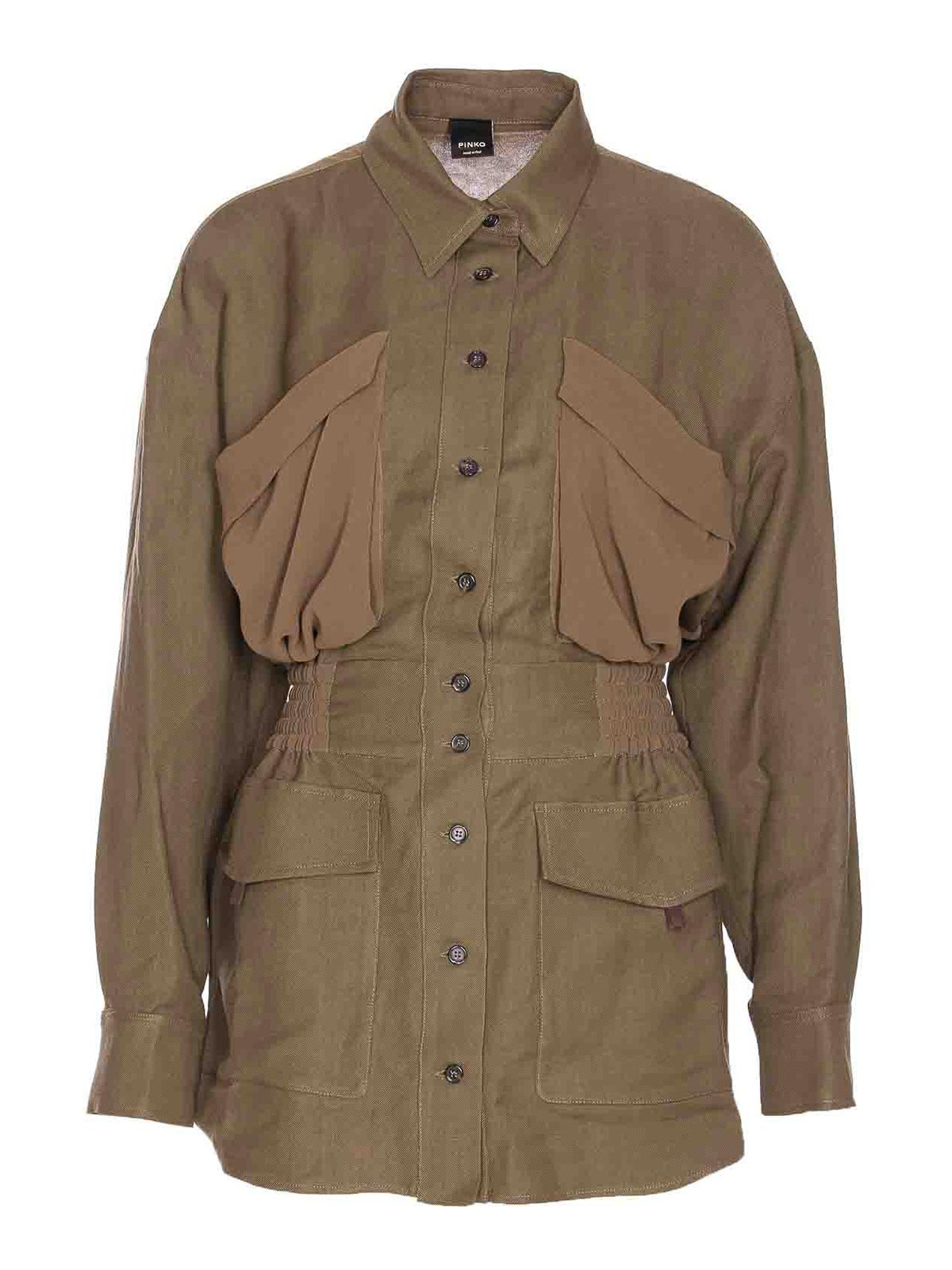 Green Oramai Over Shirt 1050172I9S1C (PINKO / シャツ・ブラウス ) | PINKO (ピンコ)