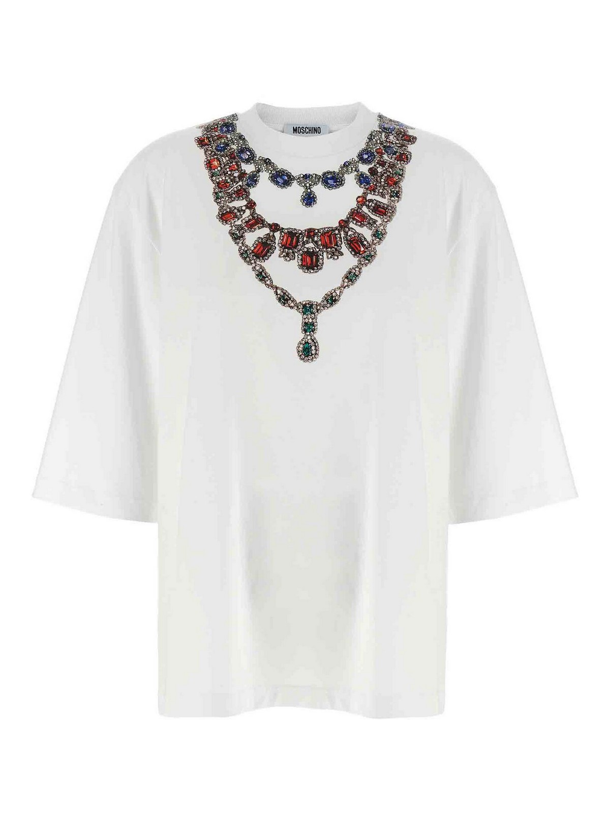 Jewel Print T-Shirt 072955411001 (MOSCHINO / Tシャツ・カットソー ) | MOSCHINO (モスキーノ)