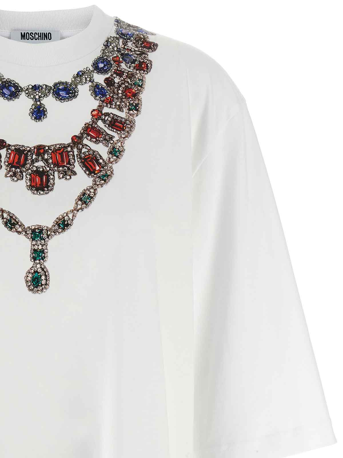 Jewel Print T-Shirt 072955411001 (MOSCHINO / Tシャツ・カットソー ) | MOSCHINO (モスキーノ)(2)