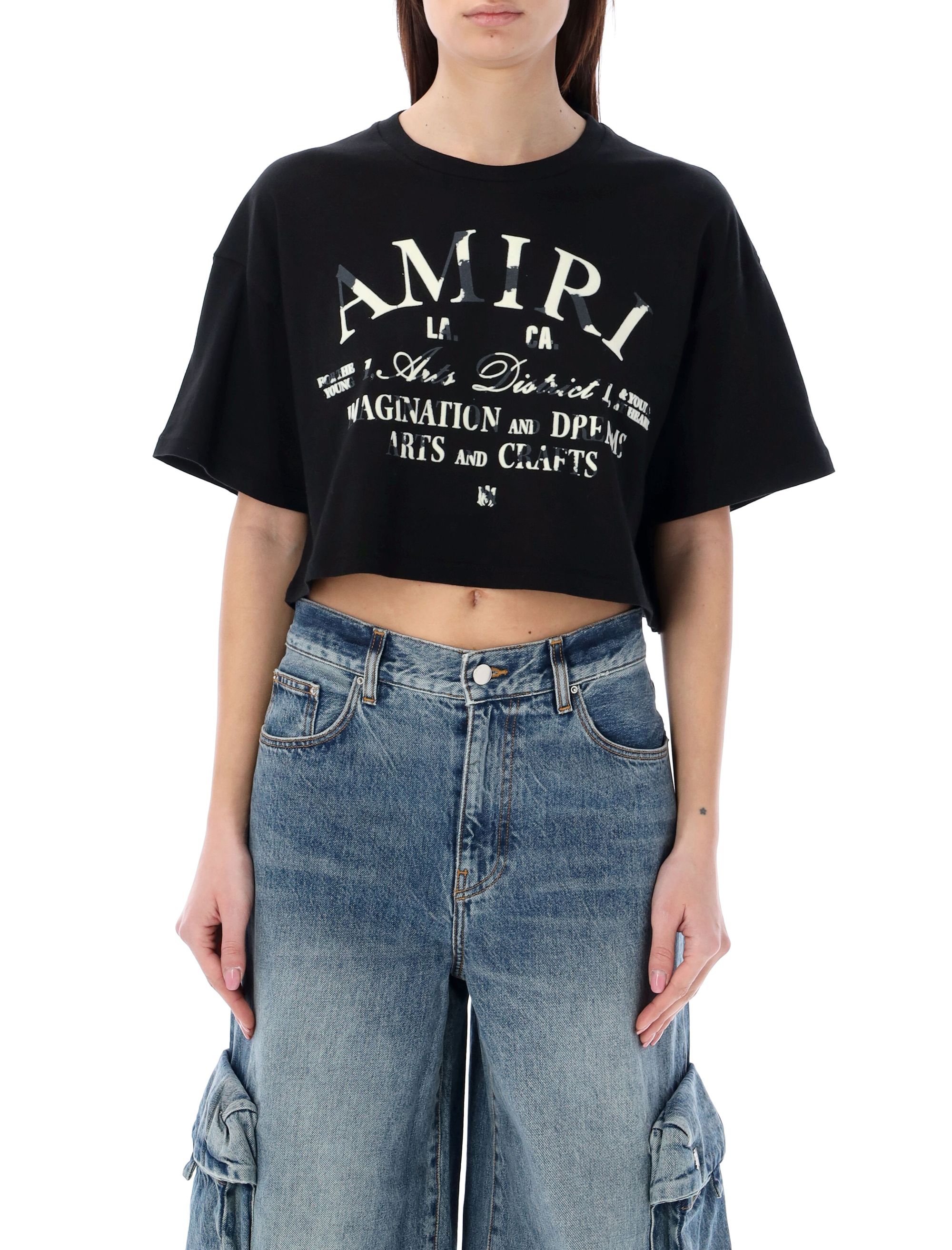 Amiri T-shirts and Polos Black PS24WJT007CBLACK (AMIRI / Tシャツ・カットソー ) | AMIRI (アミリ)