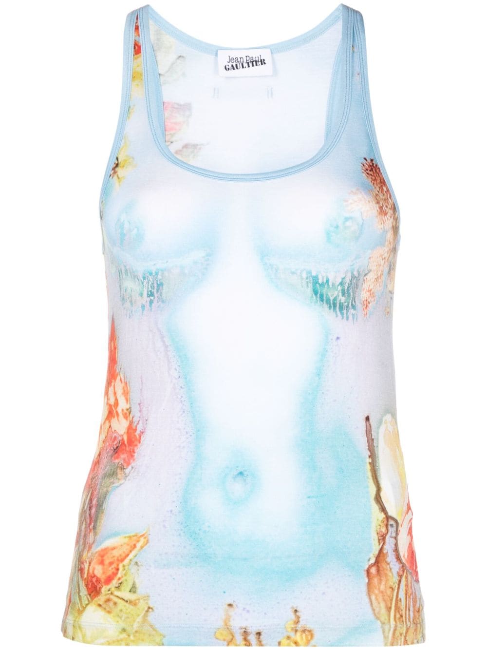 JEAN PAUL GAULTIER Top Blue TO078J5175010 (Jean Paul GAULTIER / タンクトップ・キャミソール ) | Jean Paul GAULTIER (ジャンポール ゴルチエ)