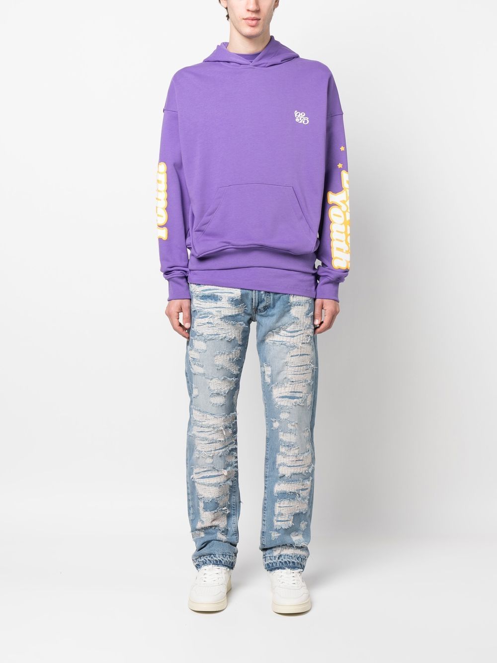 02SETTANTACINQUE Sweaters Purple ZDSU13AMETISTA (02SETTANTACINQUE / スウェット・フーディー ) | 02SETTANTACINQUE (02セッタンタチンクエ)(2)