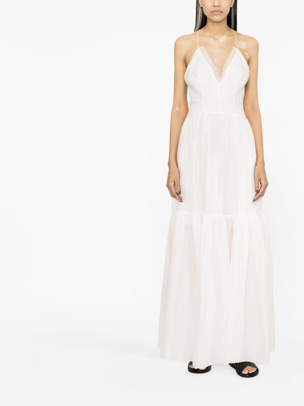 Ermanno Scervino Dresses White D424Q604FWF10602 (ERMANNO SCERVINO / ワンピース・ドレス・オールインワン ) | ERMANNO SCERVINO (エルマンノ シェルヴィーノ)(5)