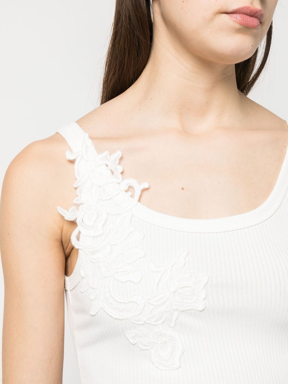 ERMANNO FIRENZE Top White D42EL005EK0MF249 (ERMANNO SCERVINO / タンクトップ・キャミソール ) | ERMANNO SCERVINO (エルマンノ シェルヴィーノ)(3)