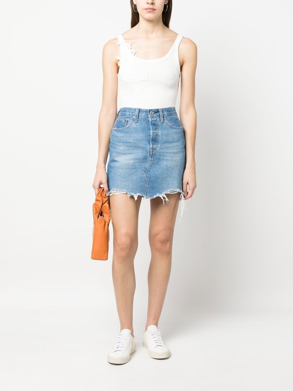 ERMANNO FIRENZE Top White D42EL005EK0MF249 (ERMANNO SCERVINO / タンクトップ・キャミソール ) | ERMANNO SCERVINO (エルマンノ シェルヴィーノ)(4)