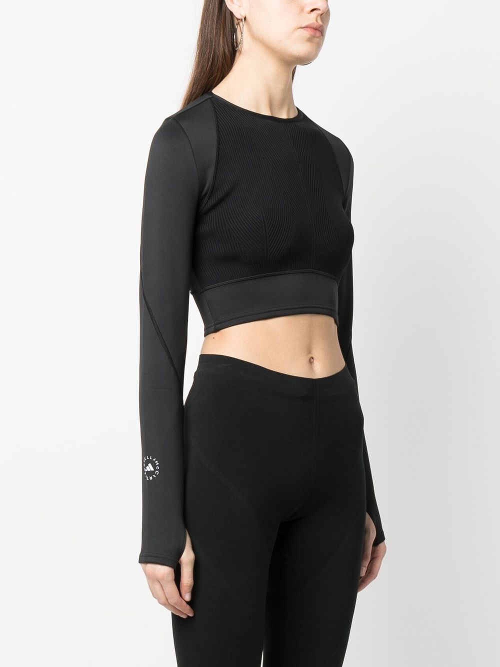 Adidas By Stella McCartney Top Black HR4510BLACK (adidas by Stella McCartney / Tシャツ・カットソー ) | adidas by Stella McCartney (アディダス バイ ステラ マッカートニー)(4)