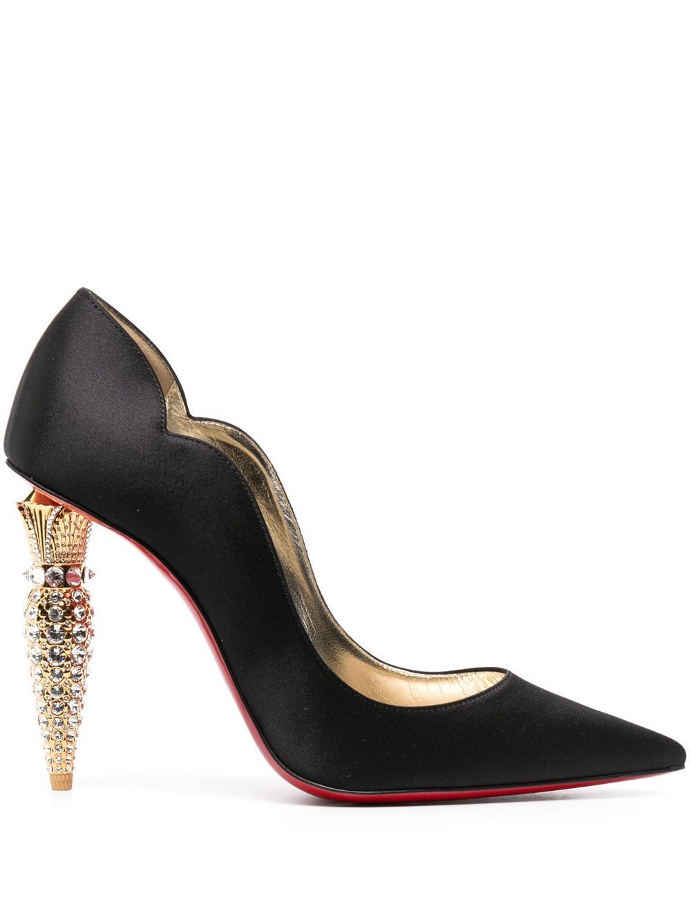 Christian Louboutin With Heel Black 1230540LIPSTRASST853 (Christian Louboutin / パンプス・ハイヒール ) | Christian Louboutin (クリスチャン ルブタン)