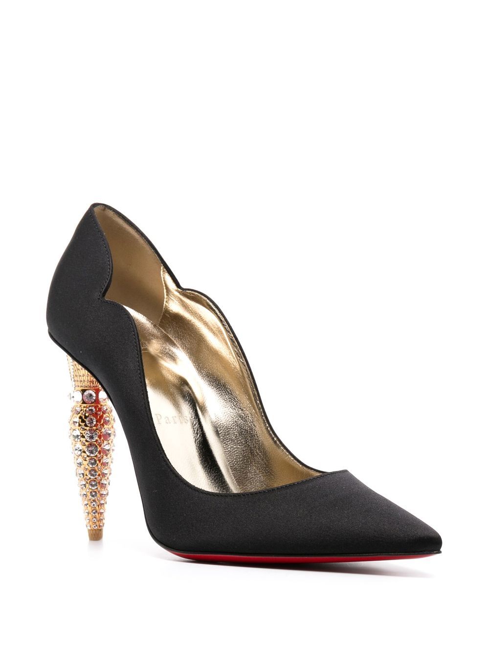 Christian Louboutin With Heel Black 1230540LIPSTRASST853 (Christian Louboutin / パンプス・ハイヒール ) | Christian Louboutin (クリスチャン ルブタン)(1)