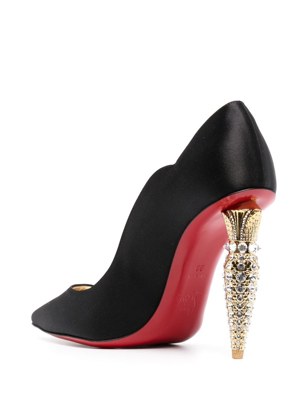 Christian Louboutin With Heel Black 1230540LIPSTRASST853 (Christian Louboutin / パンプス・ハイヒール ) | Christian Louboutin (クリスチャン ルブタン)(2)