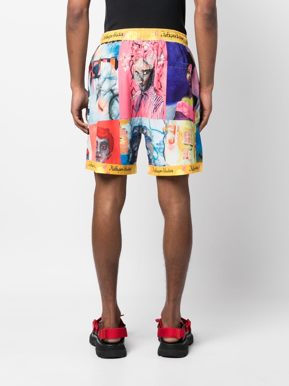 KIDSUPER Shorts MultiColour SS23ST75BREATHING (KidSuper Studios / ショートパンツ ) | KidSuper Studios (キッドスーパー ストゥディオス)(4)