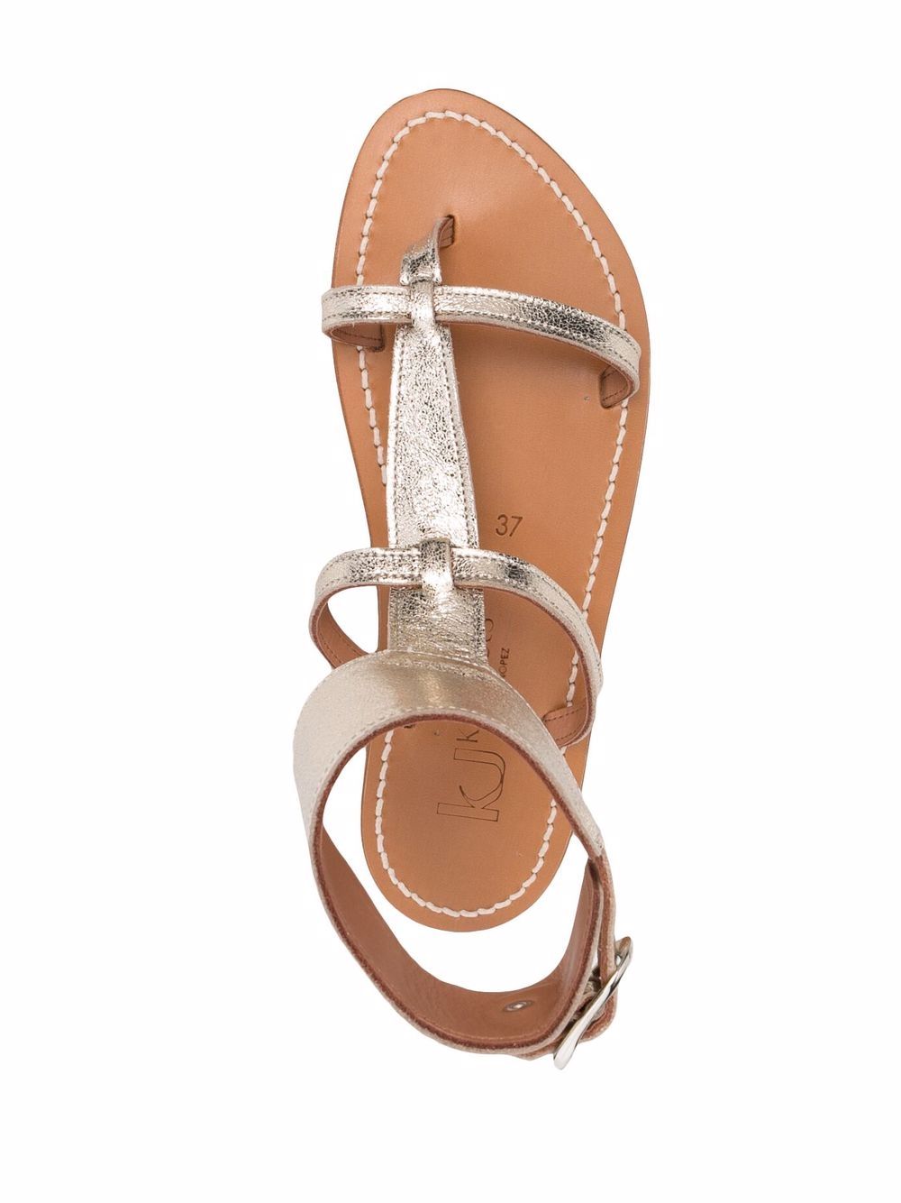 K Jacques St Tropez Sandals Golden EJ309352CARAVELLEMETYLCHAMPAN (K.JACQUES / サンダル ) | K.JACQUES (カージャック)(1)