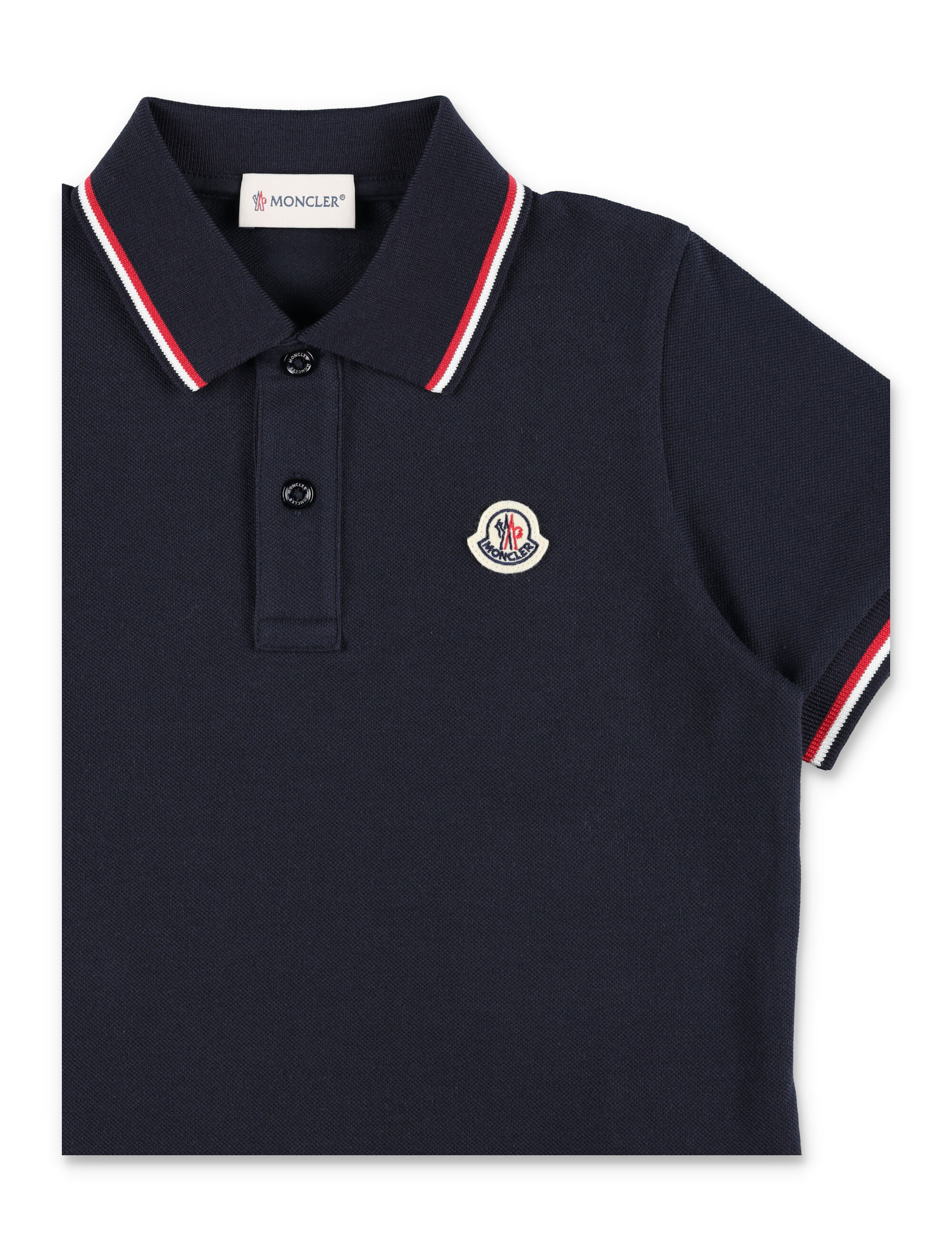 Moncler T-shirts and Polos Blue 8A0000389ALK778 (Moncler / ポロシャツ ) | Moncler (モンクレール)(2)