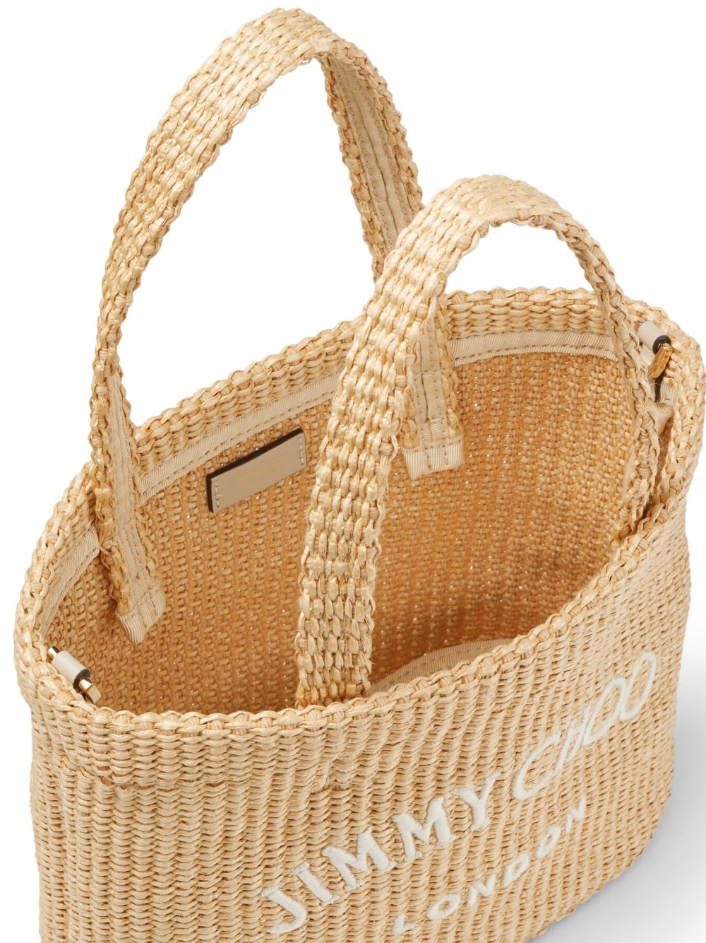 JIMMY CHOO CAPSULE Bags.. Beige BEACHTOTEEWMINIBXGNATURALLATTE (JIMMY CHOO / トートバッグ ) | JIMMY CHOO (ジミー チュウ)(1)
